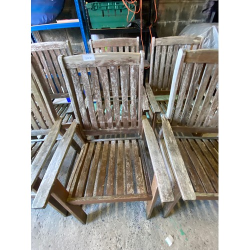 206 - 8 x Garden Chairs - Viewing Section: S4