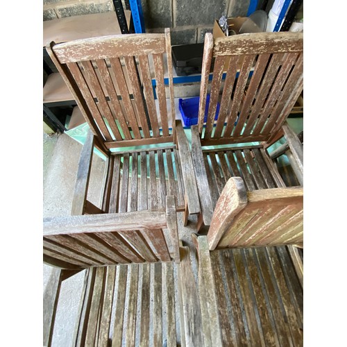 206 - 8 x Garden Chairs - Viewing Section: S4