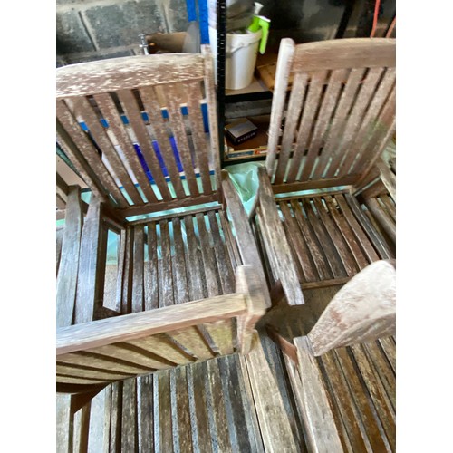 206 - 8 x Garden Chairs - Viewing Section: S4