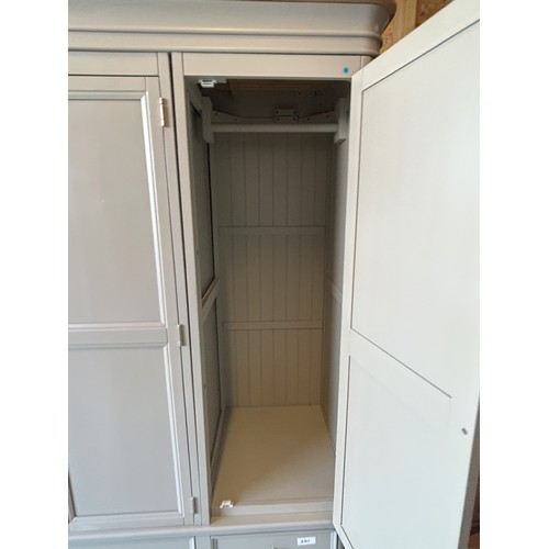 261 - JC Global Triple Wardrobe - 5ft wide x 2ft Deep approx - Viewing Section: S16