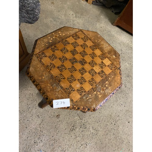 274 - Chessboard Table - 69 x 44 x 44 cm approx. - Viewing Section: S14