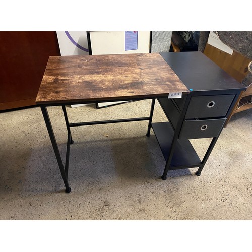 293 - Rustic Style Desk - 100 x 75 x 50 cm approx. - Viewing Section: S12