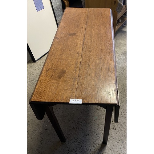 294 - Drop Leaf Table - 117 x 49 x 66cm approx. - Viewing Section: S12