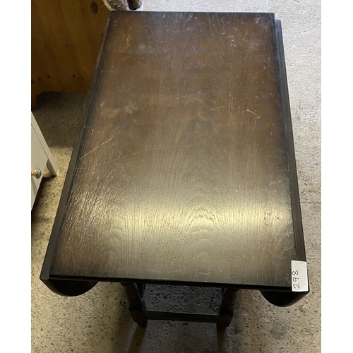 298 - Drop Leaf Table - 152 x 87 x 74 cm approx. - Viewing Section: S12