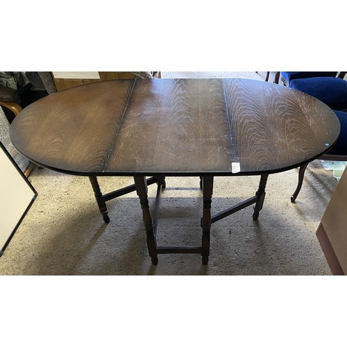 298 - Drop Leaf Table - 152 x 87 x 74 cm approx. - Viewing Section: S12