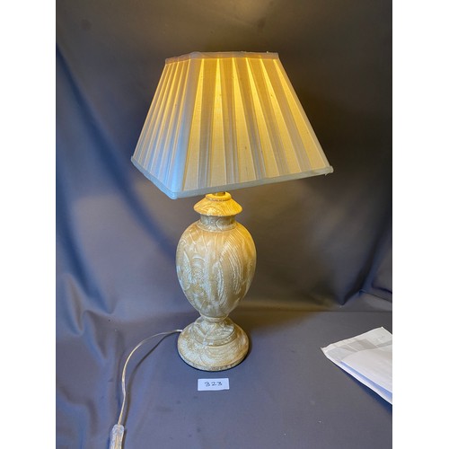 323 - Lamp - H64cm approx. - Viewing Section: O39