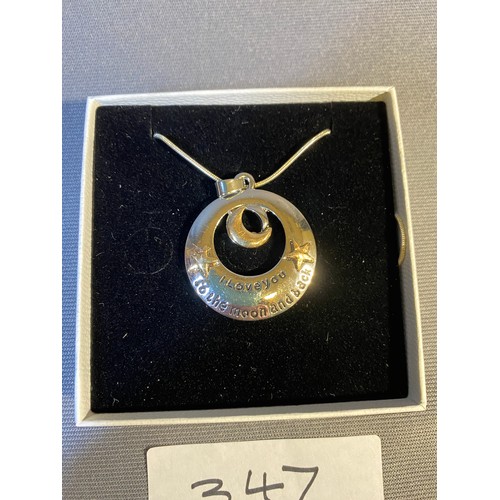 347 - Pendant and Chain - Viewing Section: O47