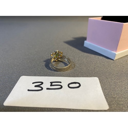 350 - Silver Ring - Viewing Section: O47