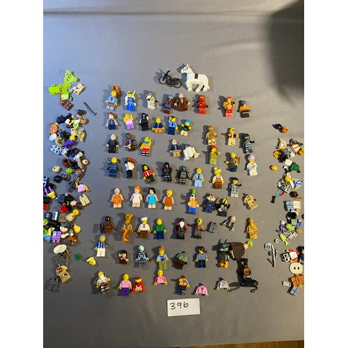 396 - Large Selection of Lego Mini-Figures + Other Lego bricks - Viewing Section: O28