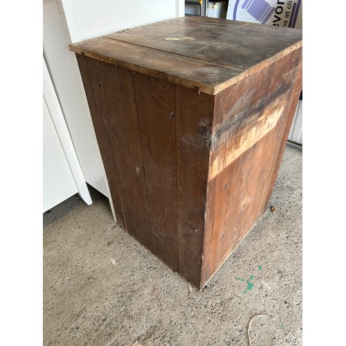 455 - Antique Wooden Till cupboard - 94 x 59 x 67 cm approx. - Viewing Section: S10