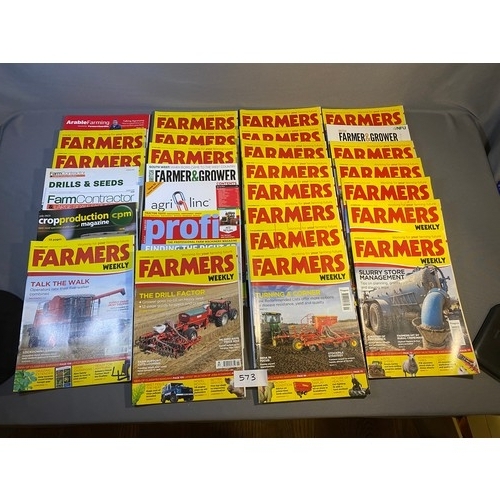 573 - Collection of various farming books - Viewing Section: O35