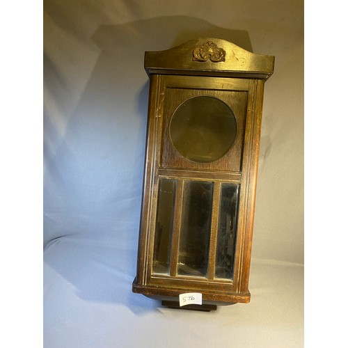 576 - Wall mounted clock case - Viewing Section: O40