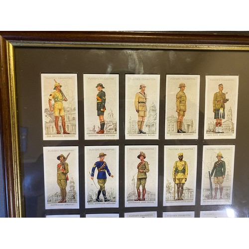 582 - Framed Cigarette cards - Viewing Section: O10