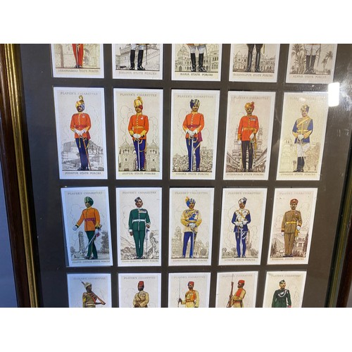 582 - Framed Cigarette cards - Viewing Section: O10