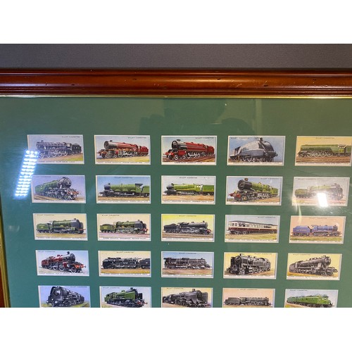 583 - Framed Cigarette cards - Viewing Section: O10