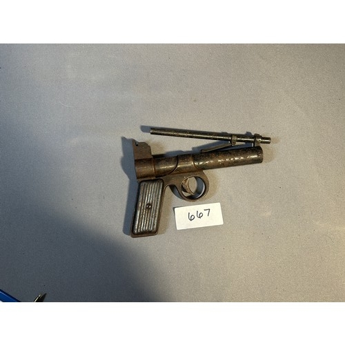 667 - Antique decorative only Air Pistol - Viewing Section:  047