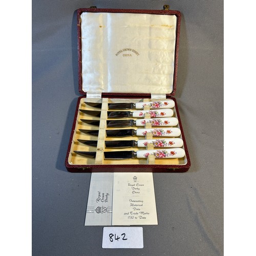 Royal Denby Knife Set Viewing Section O36