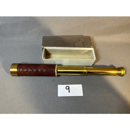 9 - Sea Dog 25 x 30mm Brass Telescope - Viewing Section: O1A