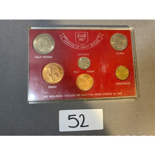 52 - 1967 Coinage of Great Britain - Viewing Section: O1A