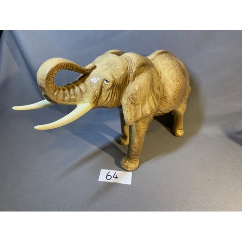 64 - Sylia English Porcelain Elephant ornament - Viewing Section: 048