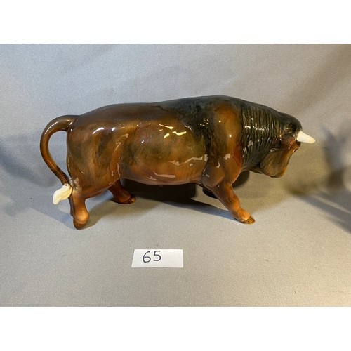 65 - 3930 Porcelain Bull ornament - Viewing Section: O45