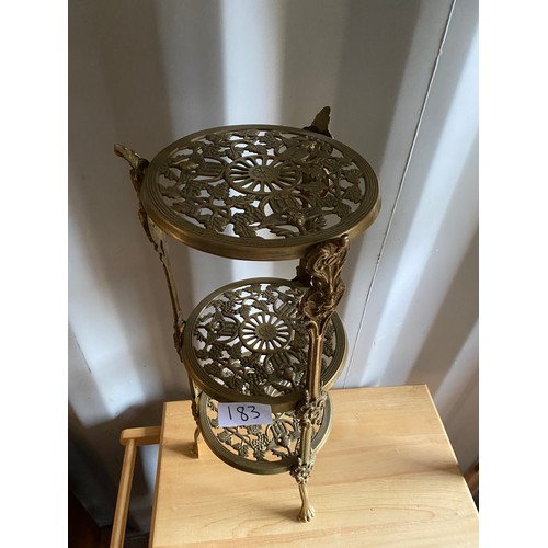 183 - Brass Plant Stand - Viewing Section: O8