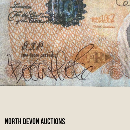 288 - Megan and Harry 'Trust no press' £10 bank note signed by artist - Viewing Section: O1A