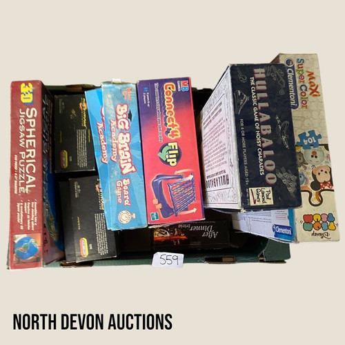 559 - Selection of Jigsaws and Board Games - Viewing Section: S4