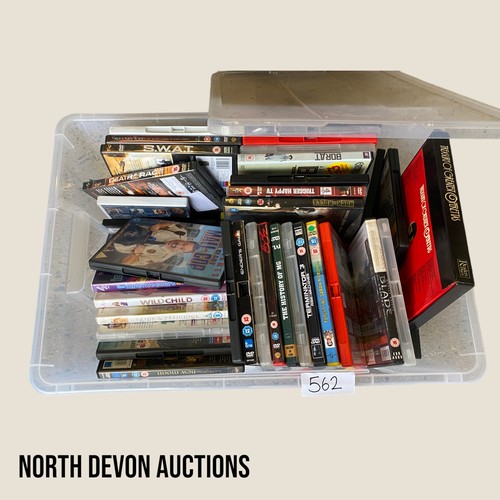 562 - Large Selection of DVDs - Viewing Section: S3