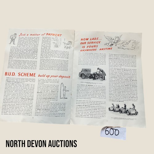 600 - Kings of Britain Motor Cycle Magazine -  Viewing Section: O3