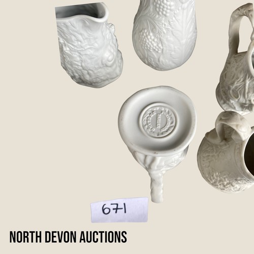 671 - 7 x Portmeirion  Jugs - Viewing Section: O3