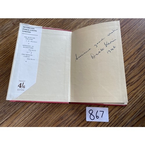 867 - Signed first edition Book 