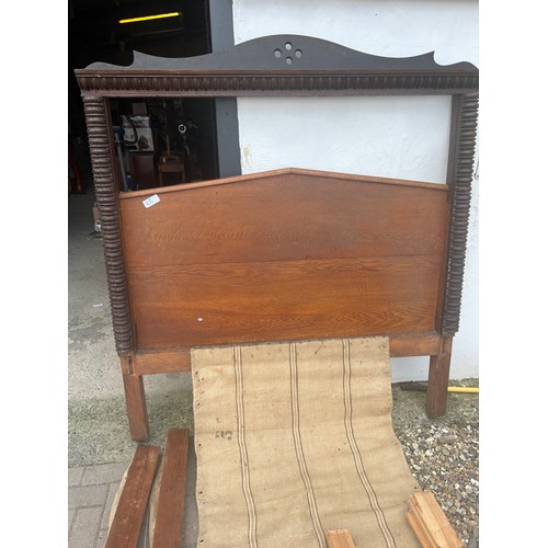 65 - Georgian Mahogany Double Bed - Viewing Section: S2