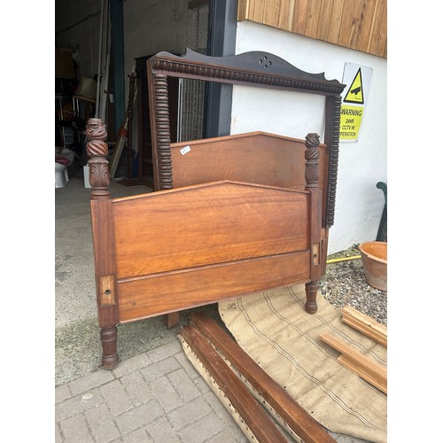 65 - Georgian Mahogany Double Bed - Viewing Section: S2