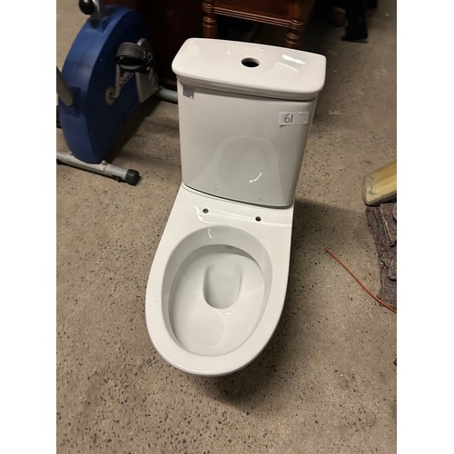 61 - White ceramic toilet - Viewing section: S16