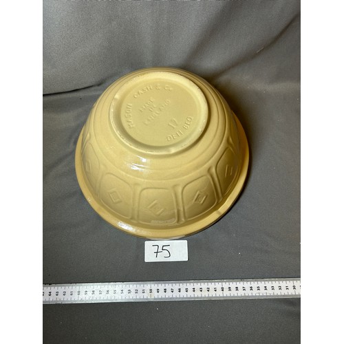 75 - Mason Cash & Co Mixing Bowl - Viewing Section: O40