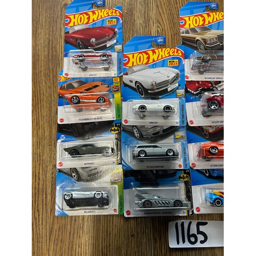 1165 - 15 x boxed Hot Wheels Cars - Viewing section: O12