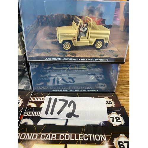 1172 - Selection of collectable James Bond Vehicles and books to include: Octopussy, A View To A Kill and T... 