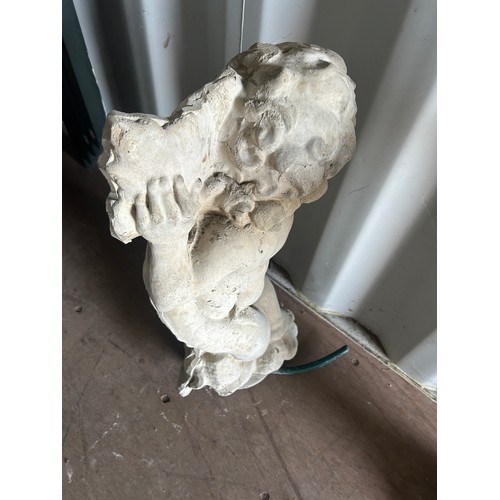 32 - Concrete statue (originally from a water feature) 71cm high approx.