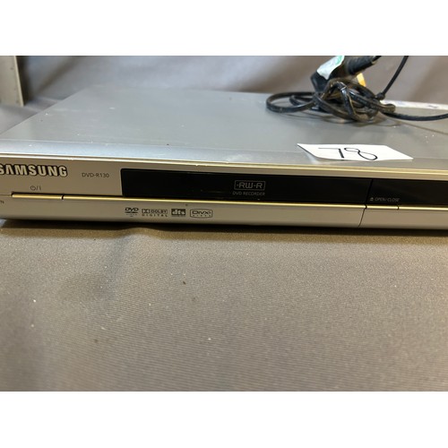 78 - Samsung DVD player