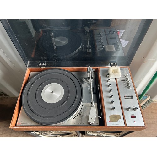 80 - Record player and 2 x speakers