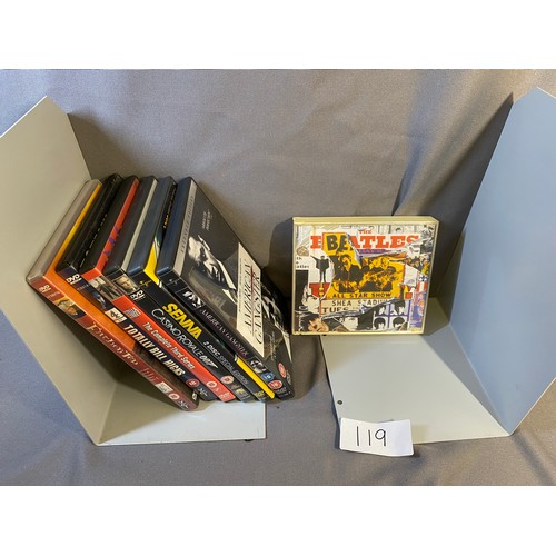 119 - Photoshop DVDs, Beatles CDs + Book ends