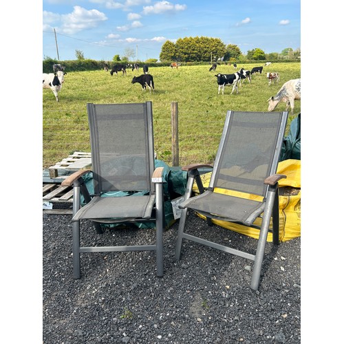 156 - 4 x Garden Chairs