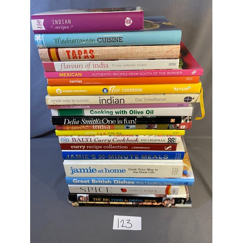 123 - Selection of cook books