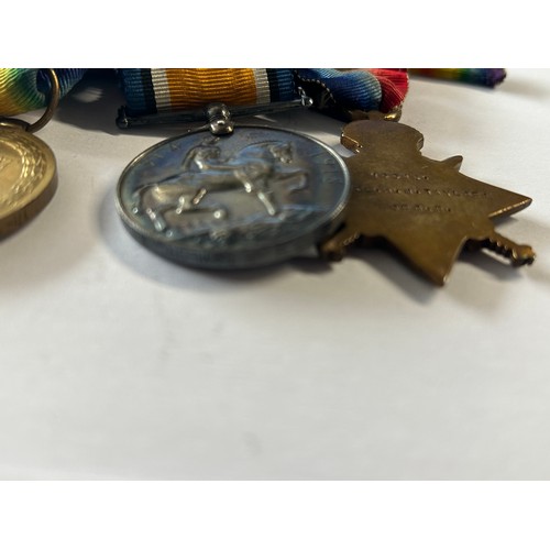 165 - Trio of WW1 service medal awarded to SJT / CPC H.S Taylor