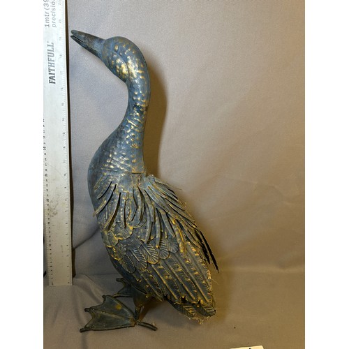 170 - Metal duck ornament