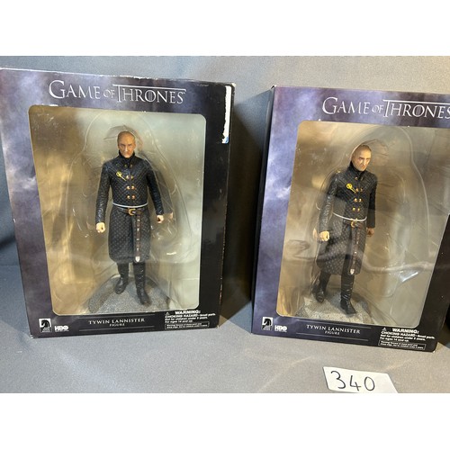 340 - 3 x Game of Thrones models 'Tywin Lannister'