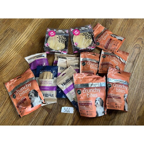 366 - Selection of dog treats