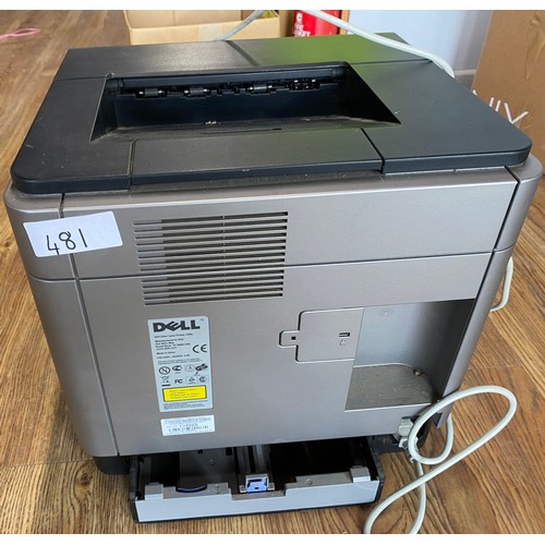 481 - Dell Colour inkjet laser printer