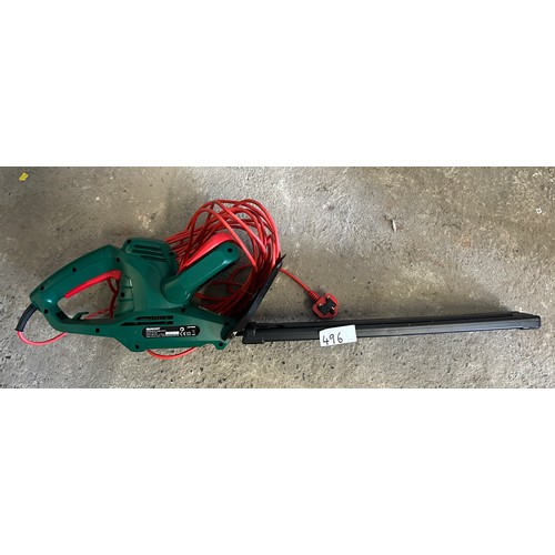 496 - Qualcast electric hedge trimmer